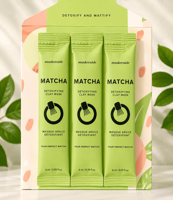 MaskerAide Matcha Detoxifying Clay Mask - SKN Care Beauty Supplies